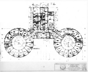 Blueprint, Saint Joseph Hospital, July 27, 1961