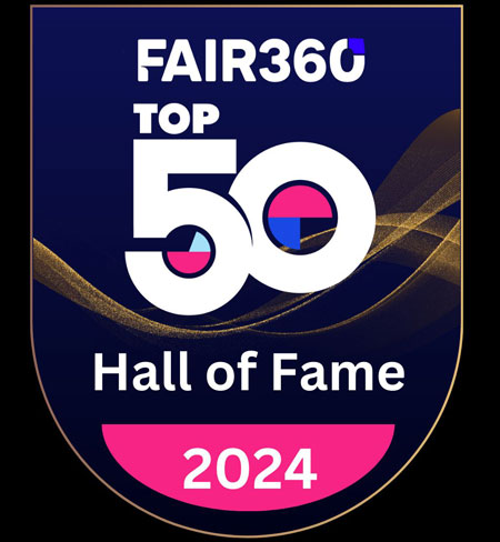 Fair360 Diversity Hall of Fame logo 2024