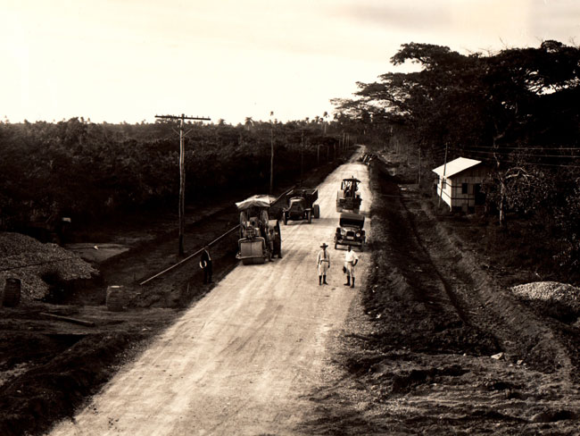 Kaiser Paving Company Cuban Central Highway construction