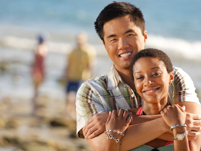 Couple on beach