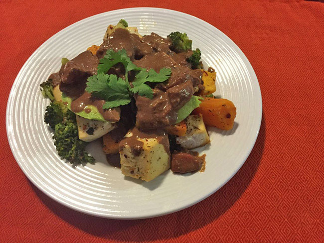 Savory mole sauce